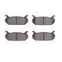 DFC 93-02 Ford Probe Rear 5000 Advanced Ceramic Brake Pads