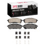 DFC 19-23 Ford Ranger (USA/Canada) Rear 5000 Advanced Ceramic Brake Pads and Hardware Kit