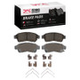 DFC 92-03 Geo Prizm Front 5000 Advanced Ceramic Brake Pads and Hardware Kit