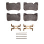 DFC 18-19 BMW M5 Front 5000 Advanced Low Metallic Brake Pads and Hardware Kit