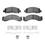 DFC 71-05 Chevrolet P30 Front/Rear 5000 Advanced Semi Metallic Brake Pads and Hardware Kit
