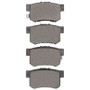 DFC 91-12 Acura LEGEND Rear 5000 Advanced Ceramic Brake Pads