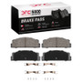 DFC 66-83 Fiat X-1/9 Rear 5000 Advanced Semi Metallic Brake Pads and Hardware Kit