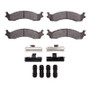 DFC 98-03 Dodge B200 / B200 Van / B250 Front Heavy Duty Pads and Hardware Kit