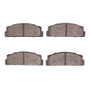 DFC 66-73 Fiat 850/124 Front 5000 Advanced Semi Metallic Brake Pads