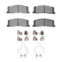 DFC 91-97 Toyota Previa Rear 5000 Advanced Ceramic Brake Pads and Hardware Kit