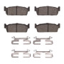 DFC 90-92 Infiniti M30 Rear 5000 Advanced Ceramic Brake Pads and Hardware Kit