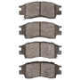 DFC 88-90 Mitsubishi Galant Front 5000 Advanced Semi Metallic Brake Pads