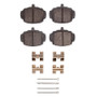 DFC 62-80 MG MGB Front 5000 Advanced Semi Metallic Brake Pads and Hardware Kit