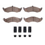 DFC 820092 Ford Thunderbird Front 5000 Advanced Semi Metallic Brake Pads and Hardware Kit