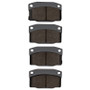 DFC 88-93 Pontiac Fiero Rear/Front 5000 Advanced Semi Metallic Brake Pads