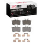 DFC 99-15 Audi TT Rear 5000 Advanced Ceramic Brake Pads and Hardware Kit