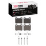 DFC 83-95 Mercedes-Benz C220 Rear 5000 Advanced Low Metallic Brake Pads and Hardware Kit
