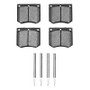 DFC 72-72 Triumph TR6 Front 5000 Advanced Ceramic Brake Pads and Hardware Kit