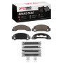 DFC 86-87 Ford Ranger (USA/Canada) Front 5000 Advanced Semi Metallic Brake Pads and Hardware Kit