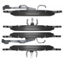 DFC 86-92 Ford Taurus (Excl SHO) Front 5000 Advanced Semi Metallic Brake Pads