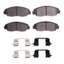 DFC 98-02 Honda Accord Coupe Front Active Performance Pads and Hardware Kit