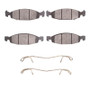 DFC 99-02 Jeep Grand Cherokee Front Ultimate Duty Performance Brake Pads and Hardware Kit