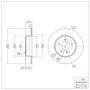 DFC 94-11 Mercedes-Benz SLK300 Rear Brake Rotor