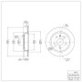 DFC 11-16 Buick Regal Rear Brake Rotor