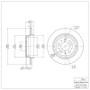 DFC 99-09 Volvo V70/S60/XC70/S80 Rear Brake Rotor