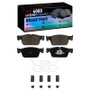DFC 17-25 Volvo V60/V90/XC60/S90/S60 Front 4000 HybriDynamic Brake Pads and Hardware Kit