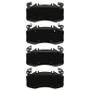 DFC 20-25 Mercedes-Benz CLA45 AMG S Front 5000 Advanced Low Metallic Brake Pads