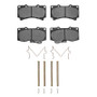 DFC 06-10 Hummer H3T Front 4000 HybriDynamic Brake Pads and Hardware Kit