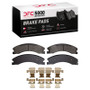 DFC 09-24 Chevrolet Suburban 3500 HD Rear/Front 5000 Advanced Ceramic Brake Pads and Hardware Kit