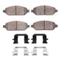 DFC 17-18 Chevrolet Spark (Mexico) Front 3000 Semi-Metallic Brake Pads and Hardware Kit