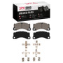 DFC 09-24 Bentley Flying Spur Front 5000 Advanced Low Metallic Brake Pads and Hardware Kit