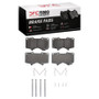 DFC 00-25 JAC Frison Front 5000 Advanced Ceramic Brake Pads and Hardware Kit