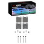 DFC 91-03 Mercedes-Benz 300SE Rear 4000 HybriDynamic Brake Pads and Hardware Kit