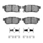 DFC 88-01 Acura Integra Rear 5000 Advanced Ceramic Brake Pads and Hardware Kit
