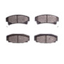 DFC 86-92 Buick Reatta Rear 5000 Advanced Semi Metallic Brake Pads