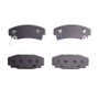 DFC 86-92 Buick Reatta Rear 5000 Advanced Semi Metallic Brake Pads