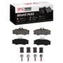DFC 86-91 Volkswagen VanAGON Front 5000 Advanced Semi Metallic Brake Pads and Hardware Kit