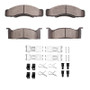 DFC 68-72 Ford LTD Front 5000 Advanced Semi Metallic Brake Pads and Hardware Kit