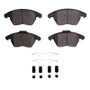 DFC 11-15 Peugeot RCZ (Mexico) Front 3000 Semi-Metallic Brake Pads and Hardware Kit