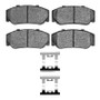 DFC 82-87 Volvo 780/740/745/760 Series Front 3000 Semi-Metallic Brake Pads and Hardware Kit