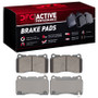 DFC 10-16 Hyundai Genesis Coupe Front Active Performance Pads - Low Metallic