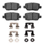 DFC 05-12 Acura RL Rear 4000 HybriDynamic Brake Pads and Hardware Kit