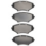 DFC 04-11 Mazda RX-8 Front Active Performance Pads - Low Metallic