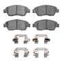 DFC 93-95 Honda Civic Coupe Front Active Performance Pads and Hardware Kit