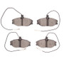 DFC 00-06 Peugeot 406 (Mexico) Front 3000 Semi-Metallic Brake Pads