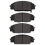 DFC 00-11 Acura CSX Front Active Performance Pads - Low Metallic