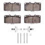 DFC 89-96 Nissan 300ZX Turbo Front Active Performance Pads and Hardware Kit