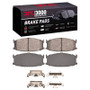 DFC 79-82 Mazda 626 Front 3000 Semi-Metallic Brake Pads and Hardware Kit