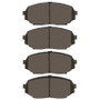 DFC 90-93 Asuna SUNFIRE Front Active Performance Pads - Low Metallic
