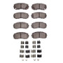 R1 2005-2011 Freightliner FL360 (Mexico) Front/Rear R1 Semi Met Pads & Hardware Kit